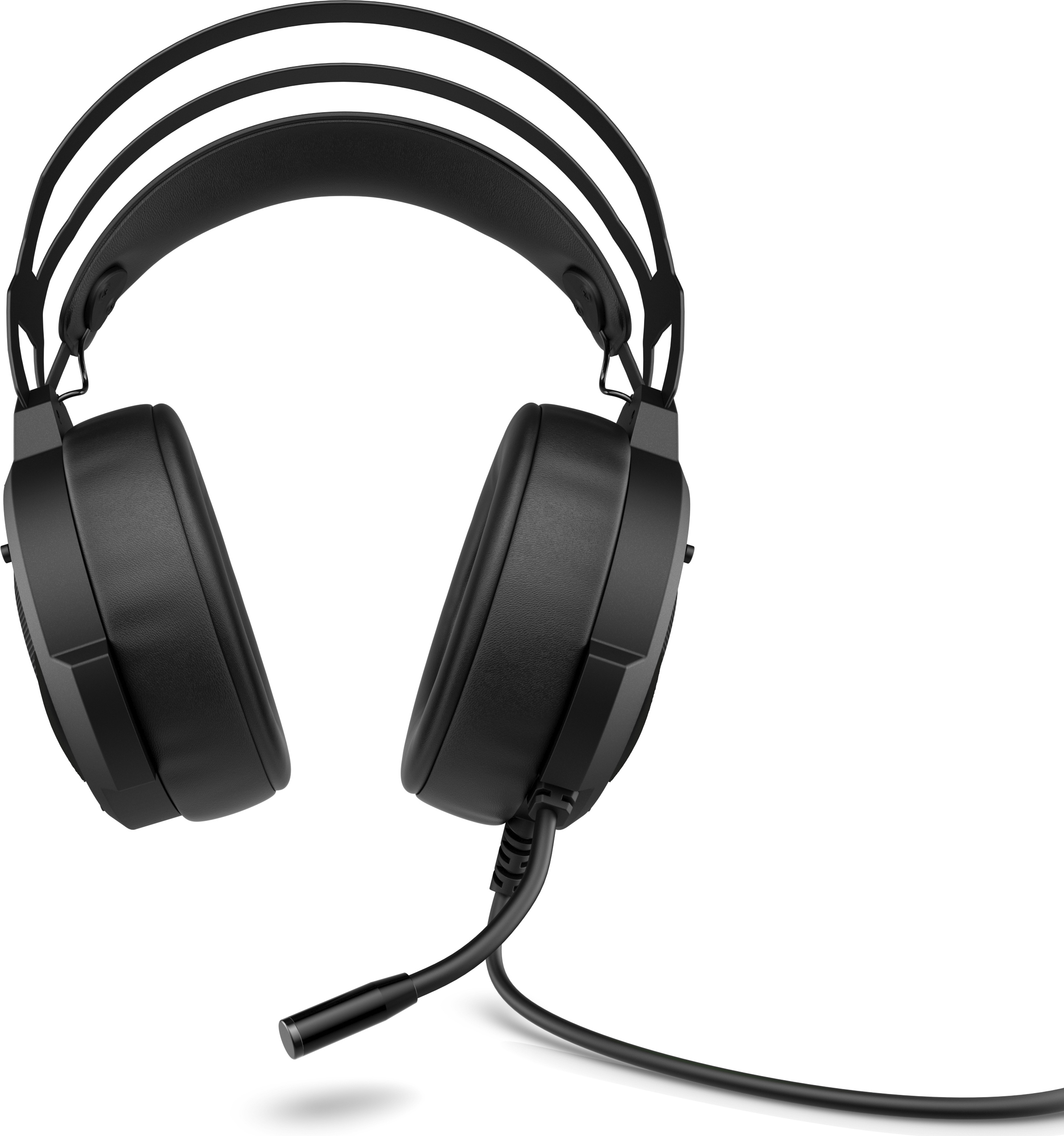 Auriculares gaming - HP Pavilion 600, Sonido envolvente 7.1, LED, Micrófono, Verde y negro