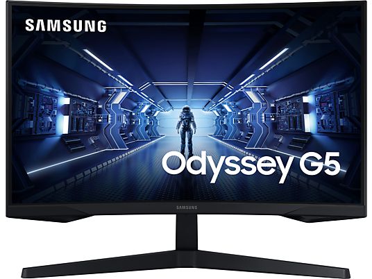 SAMSUNG Odyssey G5 LC27G55TQWR - Gaming monitor, 27 ", WQHD, 144 Hz, Nero