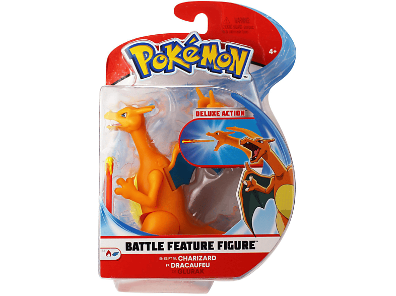 WICKED COOL TOYS Pokémon - Battle Feature Glurak Figur