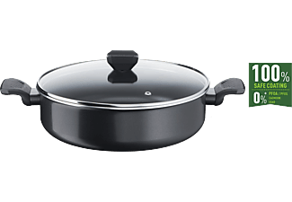 TEFAL Titanium Easy Cook&Clean 28 cm Kısa Tencere Siyah