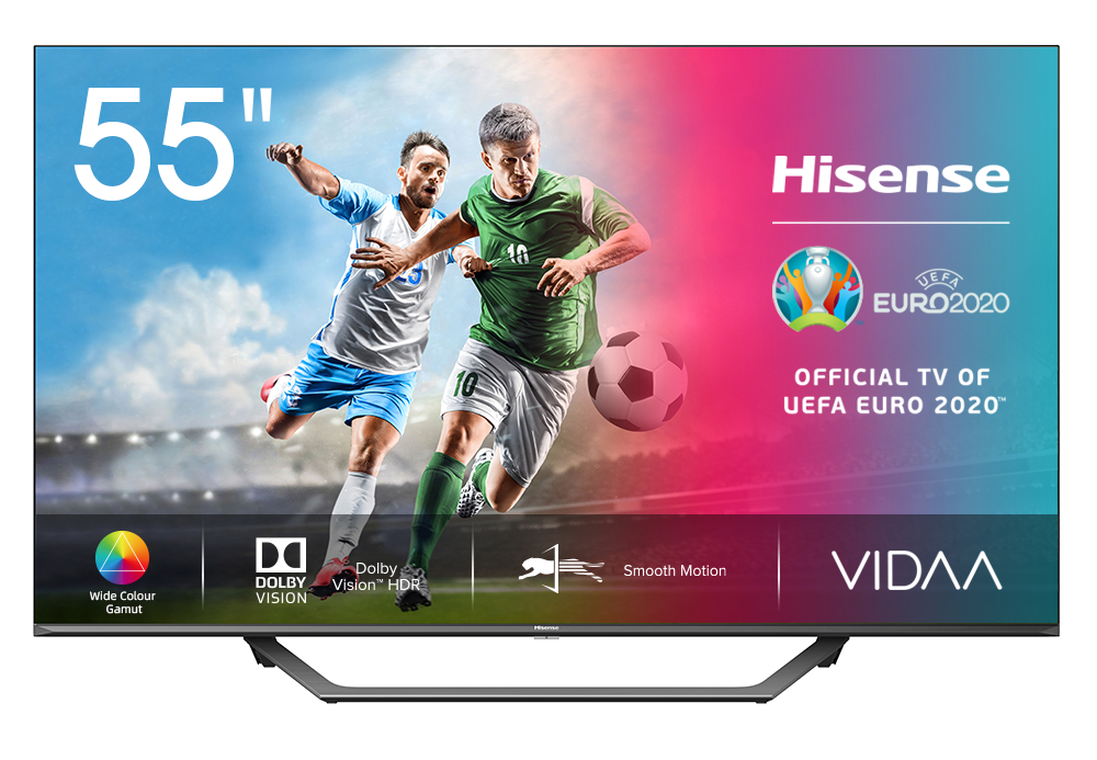 TV LED 55" - Hisense 55A7500F, UHD 4K, SmartTV, VIDAA U 4 , Dolby Vision, HDR10+, Modo Game, Wide Colour Gamut