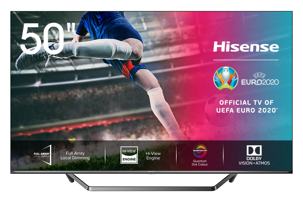 TV ULED 50" - Hisense 50U7QF, UHD 4K, FALD, SmartTV, Dolby Atmos, Dolby Vision, Modo Game, QuantumDot, HDR10+