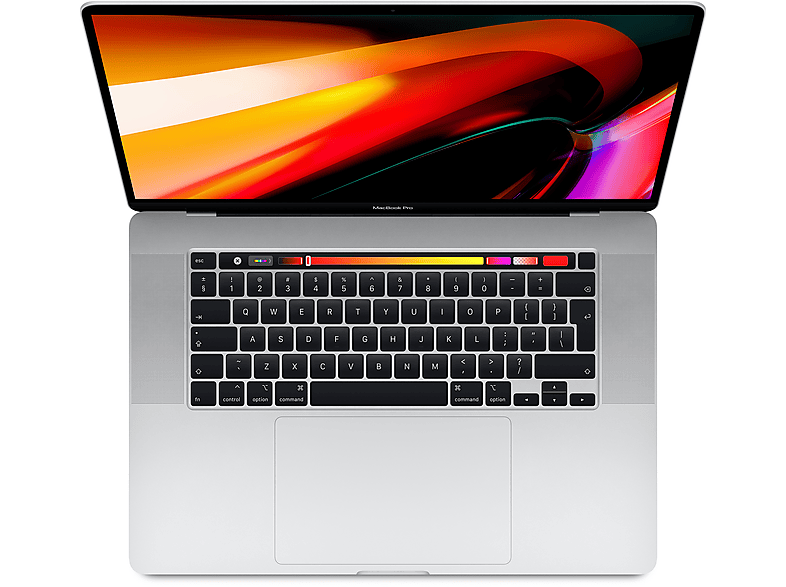 APPLE MacBook Pro (2019) mit Touch Bar Notebook (16 Zoll, 1 TB SSD, Silver)