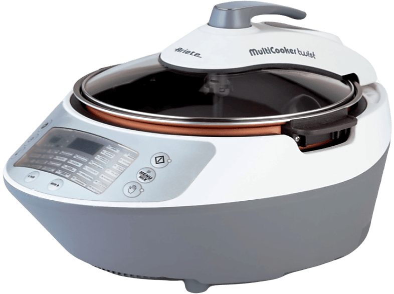 Olla eléctrica  Tefal CY505E All-in-one Multicooker, 1200W, 6 L, 25  programas, Temporizador, A presión, Gris