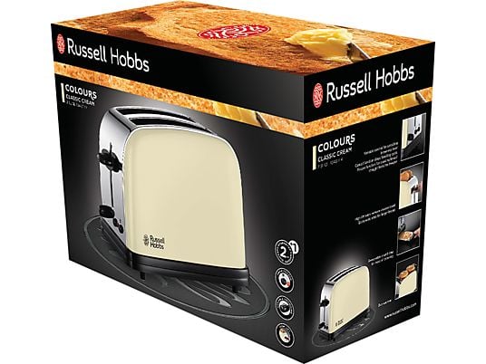 RUSSELL HOBBS 23334-56 Colours Classic Cream Broodrooster