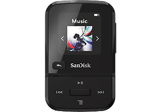 SANDISK Clip Sport Go - MP3-Player (16 GB, Schwarz)