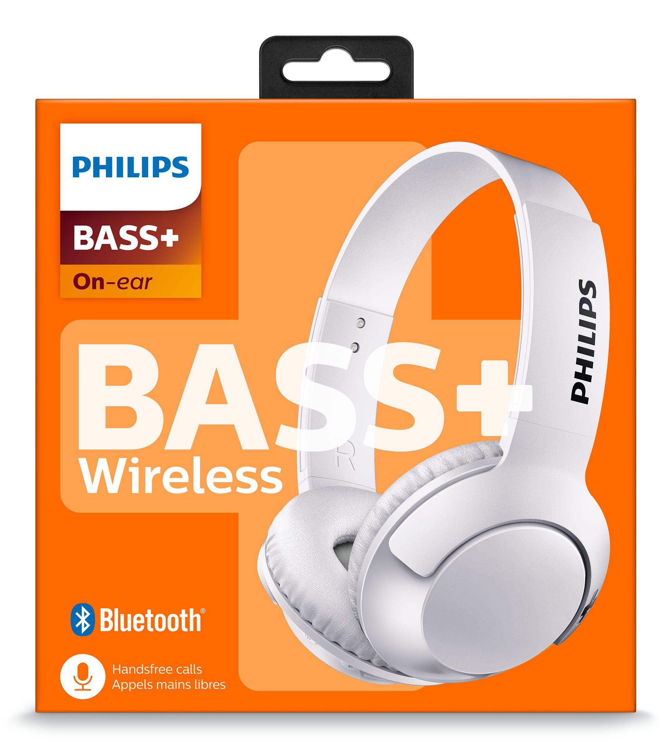 PHILIPS BASS+ SHB3075 WIT On-ear Hoofdtelefoon Wit