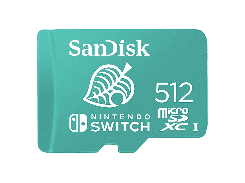 SanDisk 512GB microSDXC Karte für Nintendo Switch bis zu 100 MB/s UHS-I Class 10 U3; Micro-SDXC-Speicherkarte — Foto 2 von 2