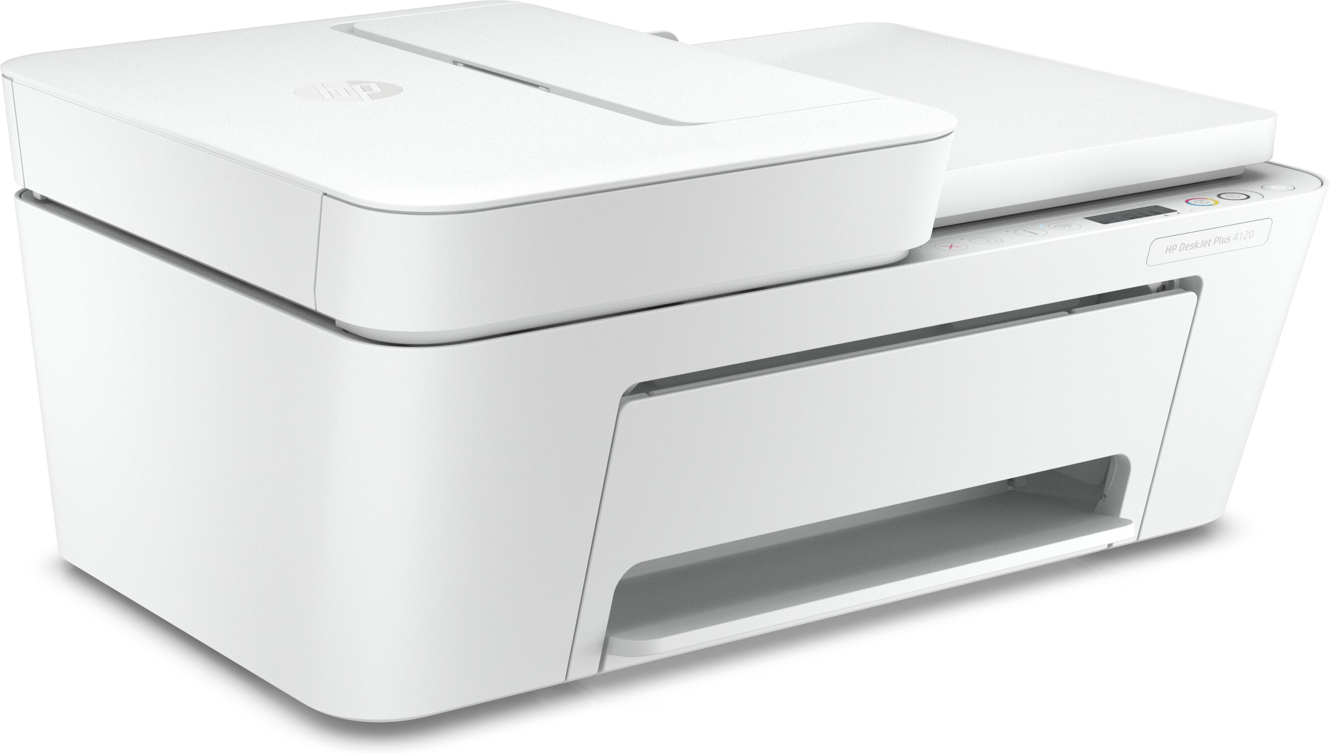 Impresora multifunción - HP DeskJet Plus 4120, Color, 5.5 ppm, Wifi, Compatible con HP Instant Ink