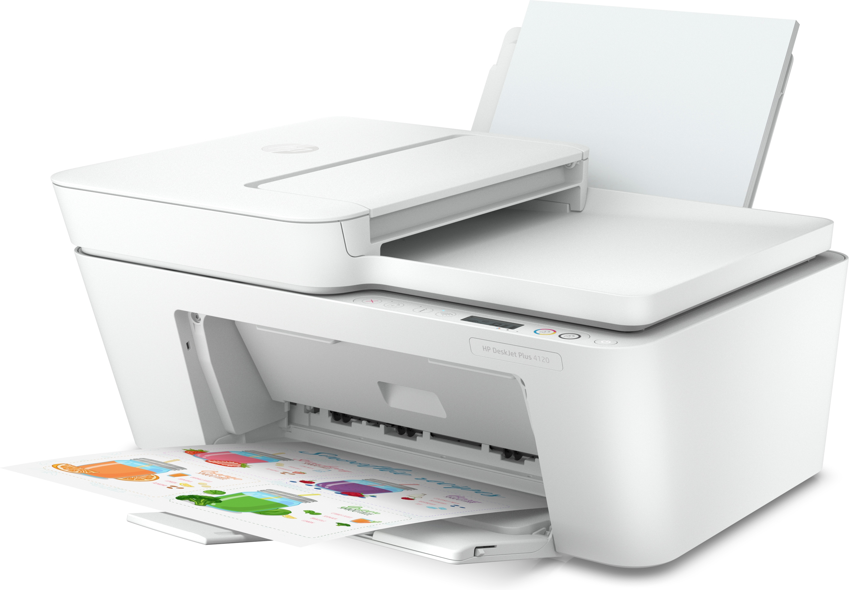 Impresora multifunción - HP DeskJet Plus 4120, Color, 5.5 ppm, Wifi, Compatible con HP Instant Ink