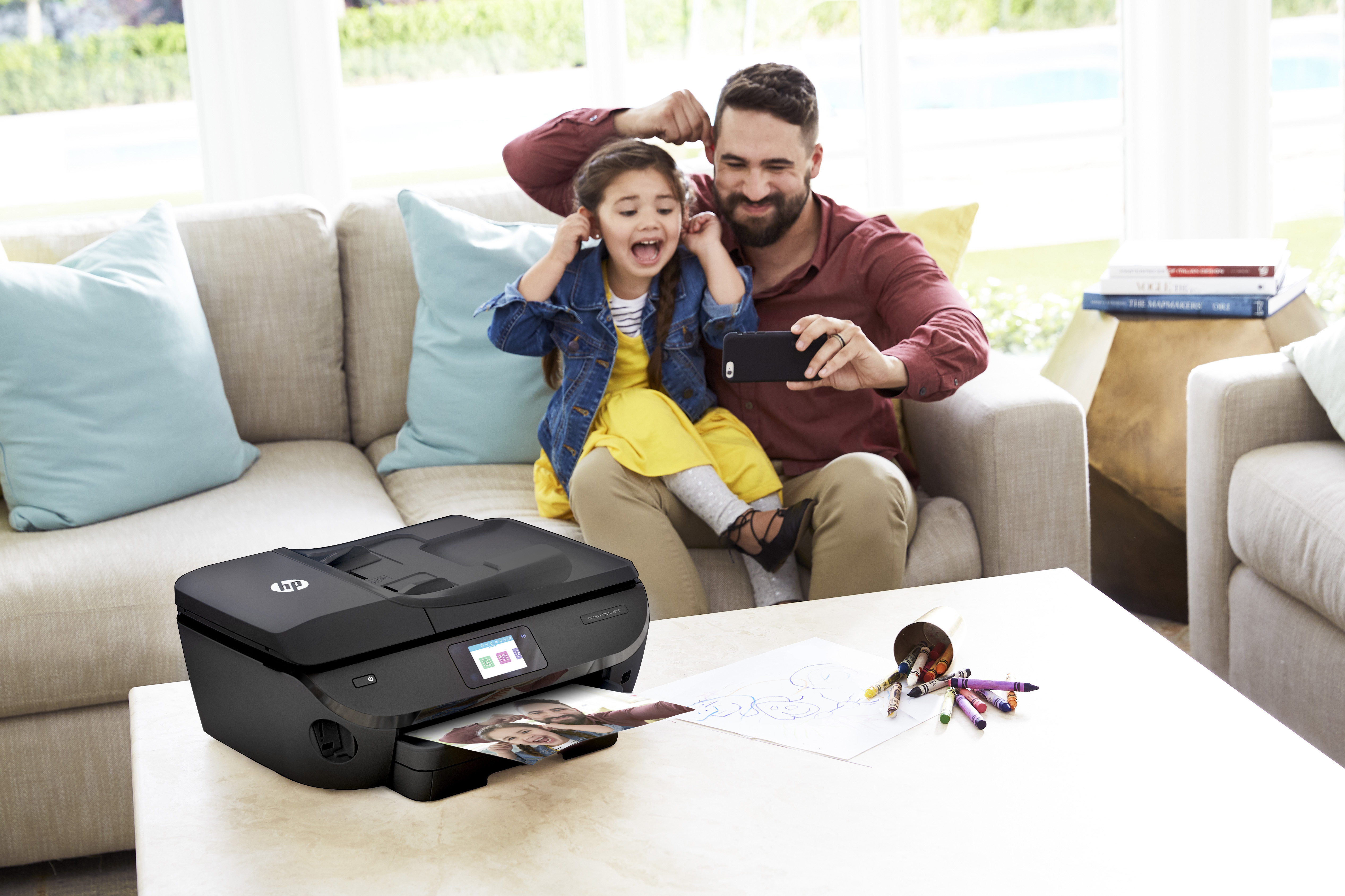 Impresora multifunción - HP ENVY Photo 7830 + Papel foto Q8691A, 15 ppm, 1.200 ppp, WiFi, USB
