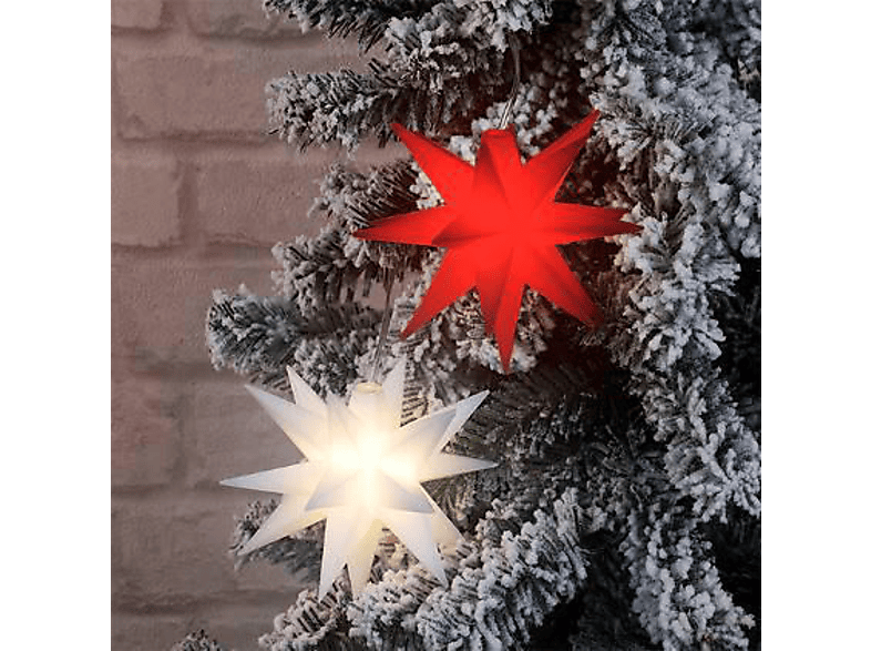 FHS 35487 Lichterkette, Rot, Warmweiß Weihnachtsbeleuchtung günstig bei