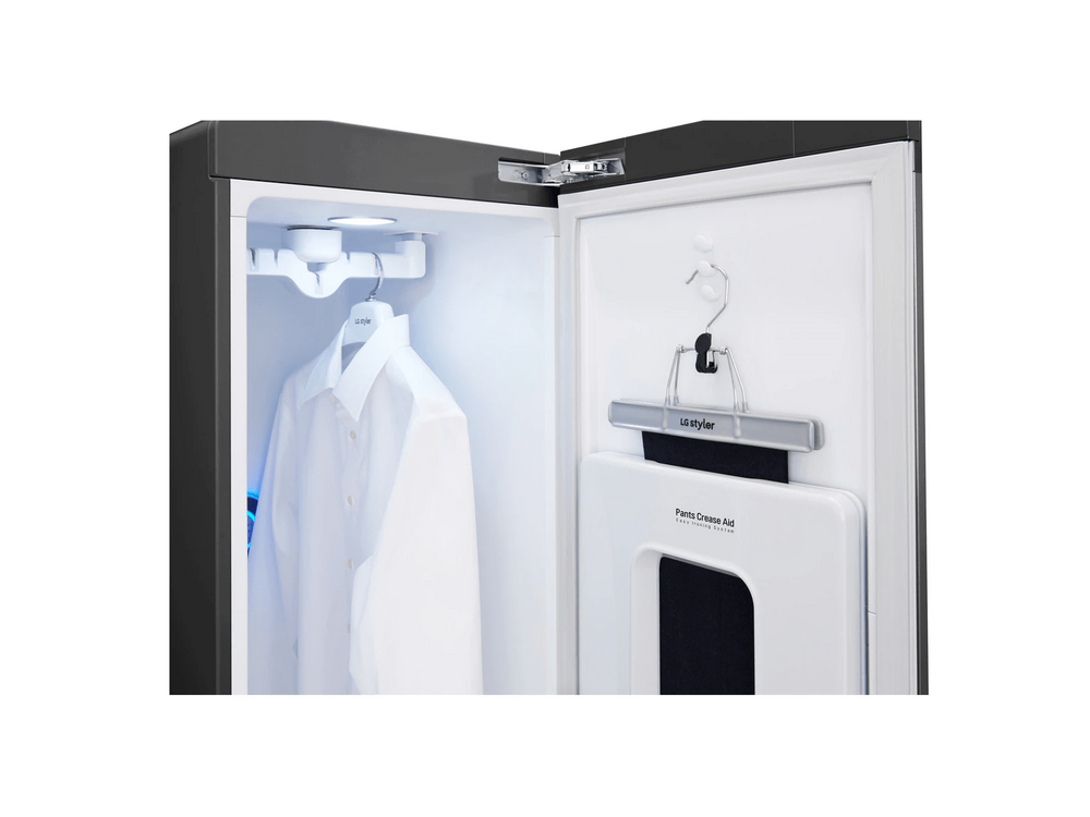 Armario de vapor - LG Vapor Cleaner Styter, 14 programas, WiFi, Bomba calor, Smart Diagnosis, 185 cm, Espejo