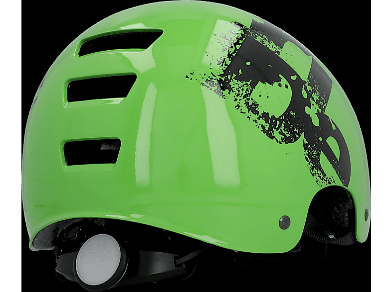 FISCHER 50445 BMX Ride S/M (Fahrradhelm, 58 cm, Grün)