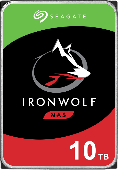 SEAGATE Interne harde schijf Ironwolf Nas 10 TB (ST10000VN0008)