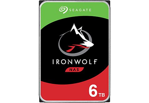 SEAGATE Interne harde schijf Ironwolf Nas 6 TB (ST6000VN001)