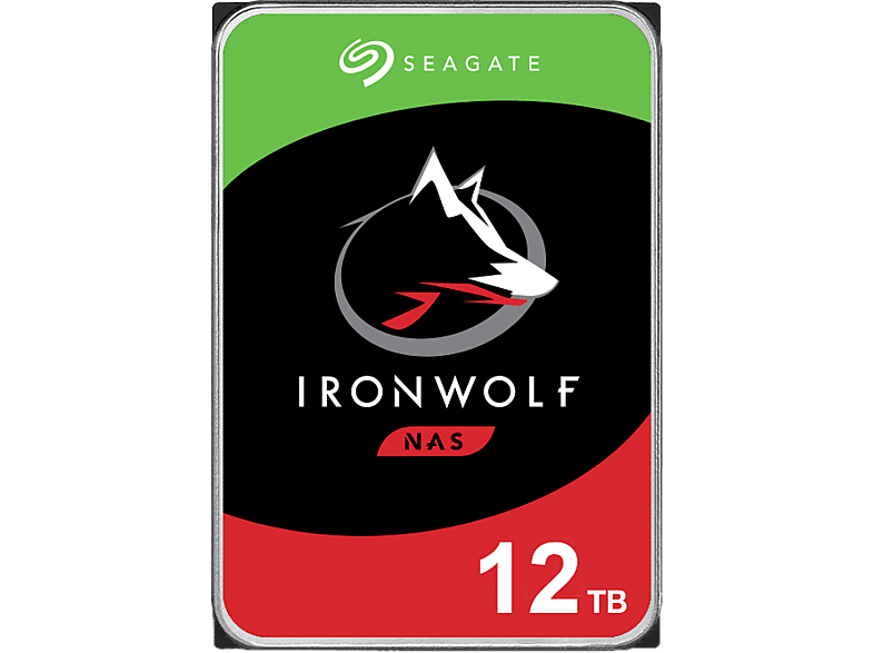 Seagate Interne Harde Schijf Ironwolf Nas 12 Tb (st12000vn0008)