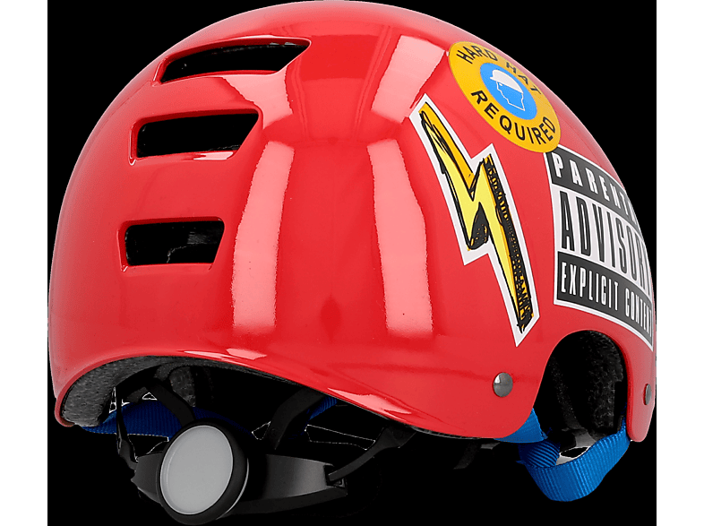 FISCHER 50447 BMX Sticky S/M (Fahrradhelm, 58 cm, Rot)