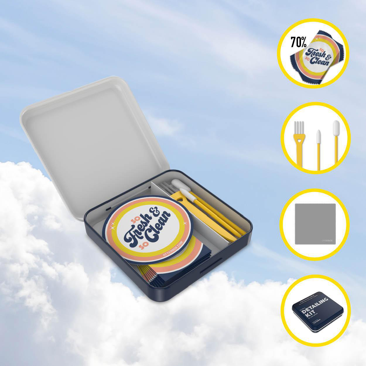 OTTERBOX Device Care Kit Reinigungskit Blau