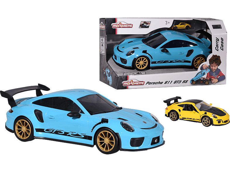 MAJORETTE Porsche 911 GT3 RS Carry Case Spielzeugauto Blau