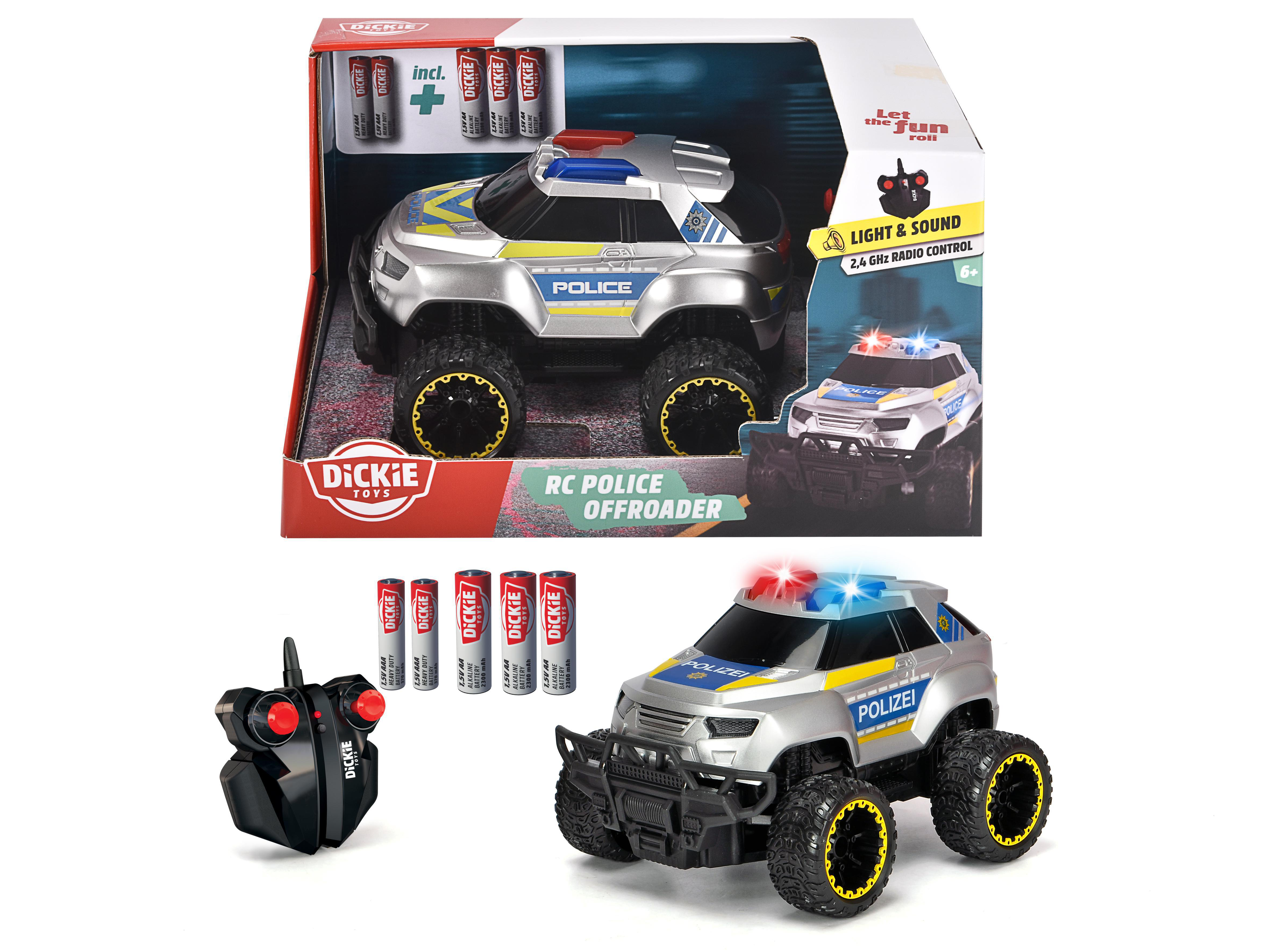 DICKIE-TOYS RC Auto Police Offroader, Polizeiauto RC Auto Mehrfarbig