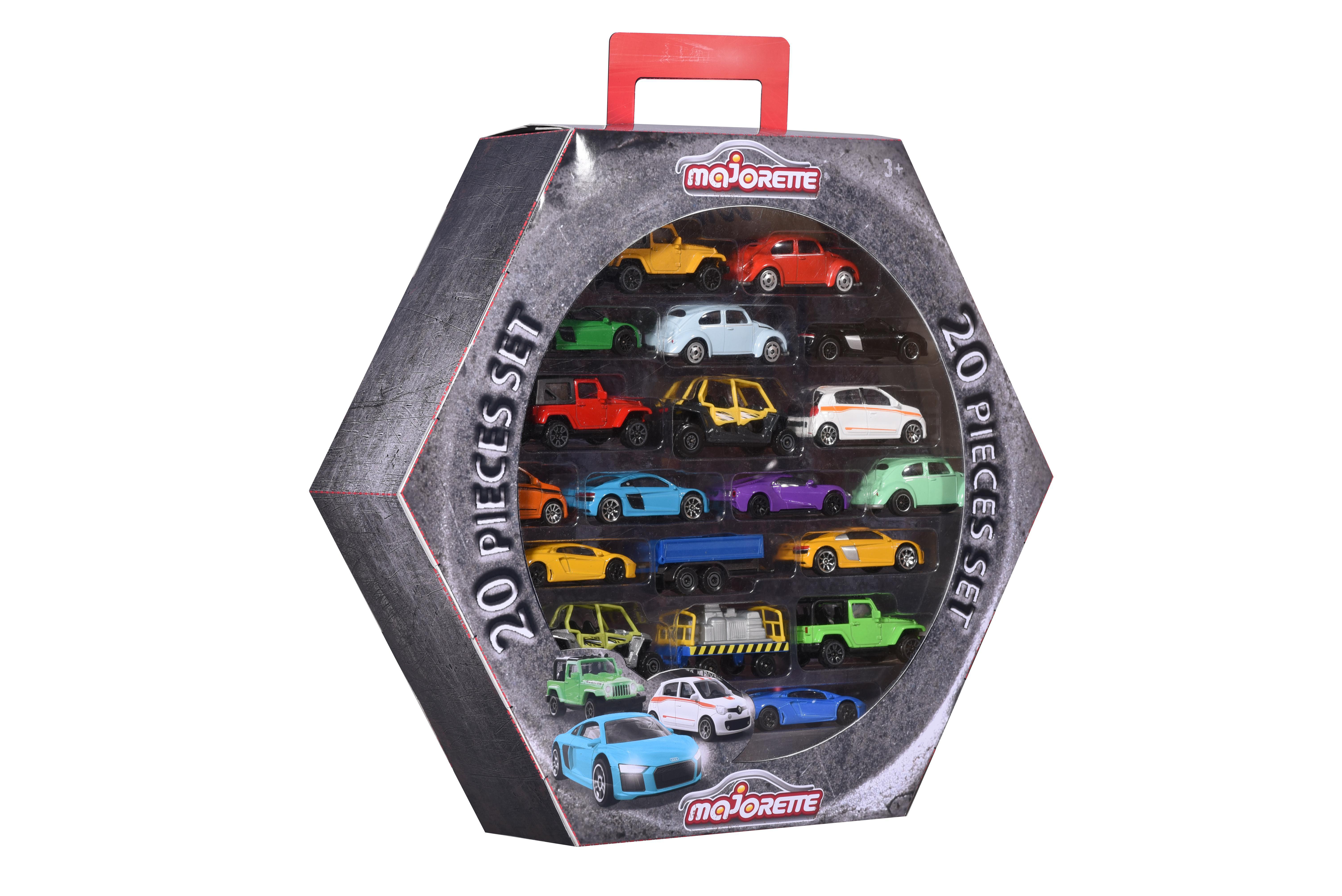 MAJORETTE 20-teiliges Geschenkset Spielzeugautos Mehrfarbig