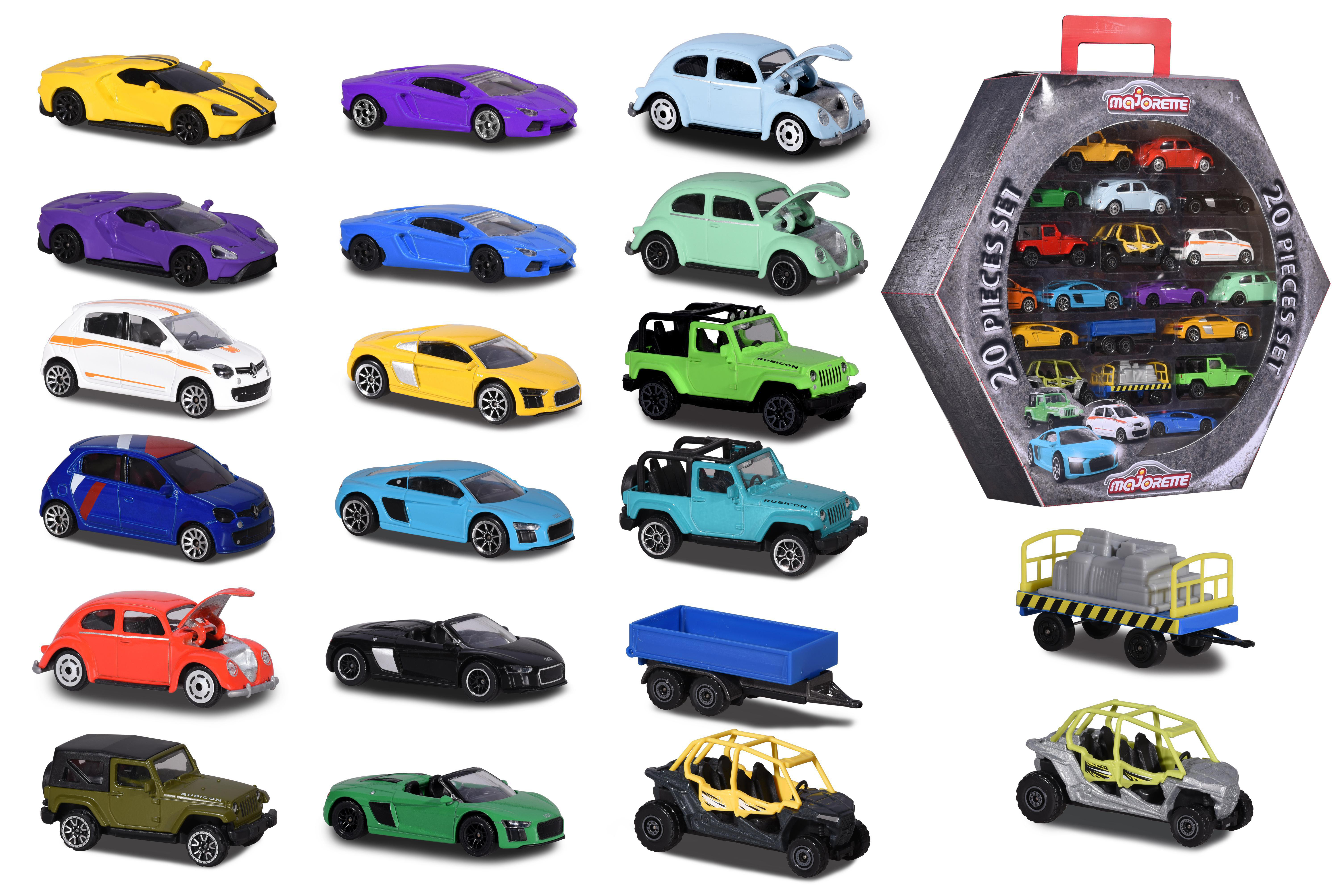 MAJORETTE 20-teiliges Spielzeugautos Mehrfarbig Geschenkset