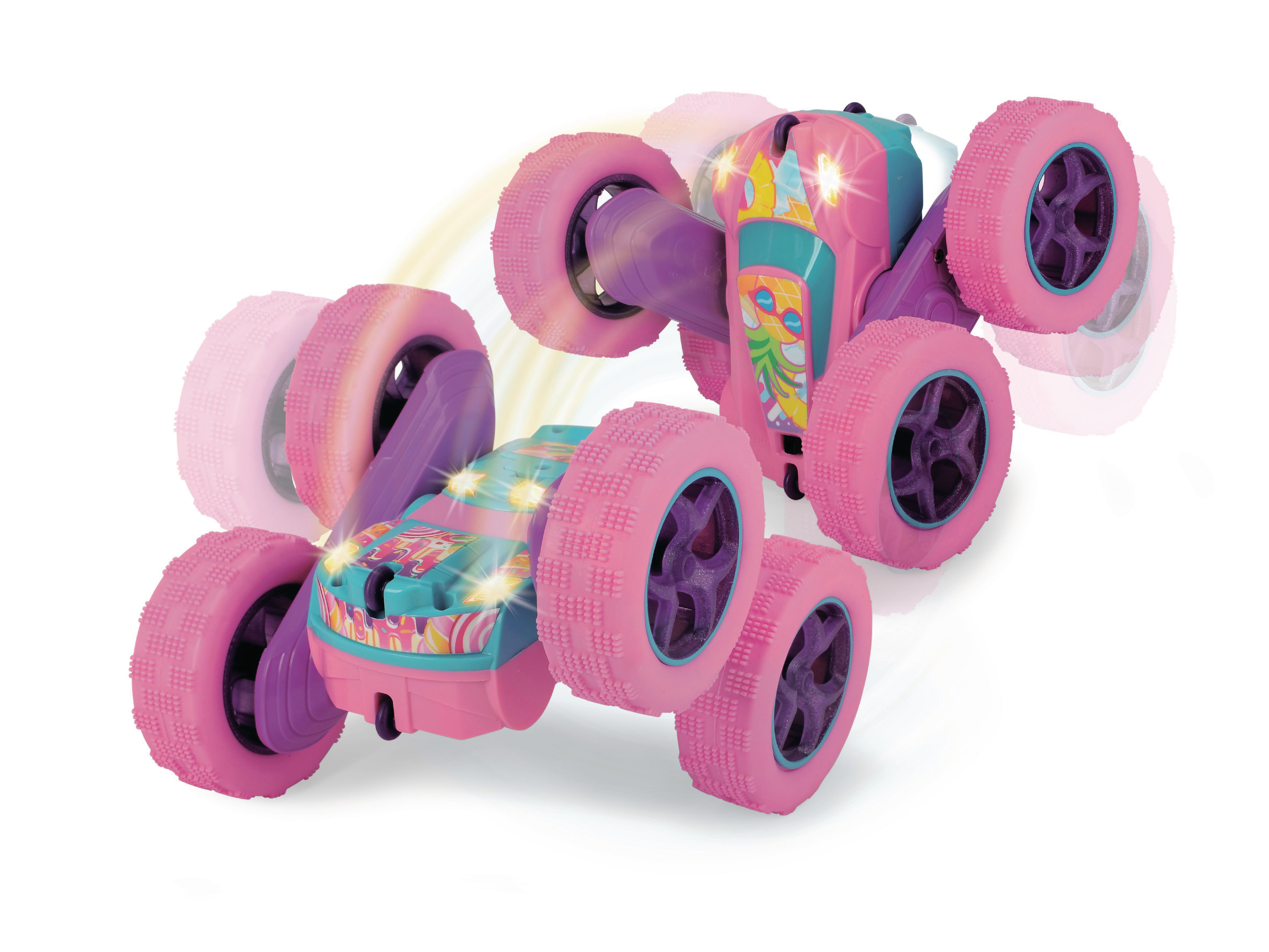 DICKIE-TOYS RC Auto Pink Flippy RC Auto Rosa