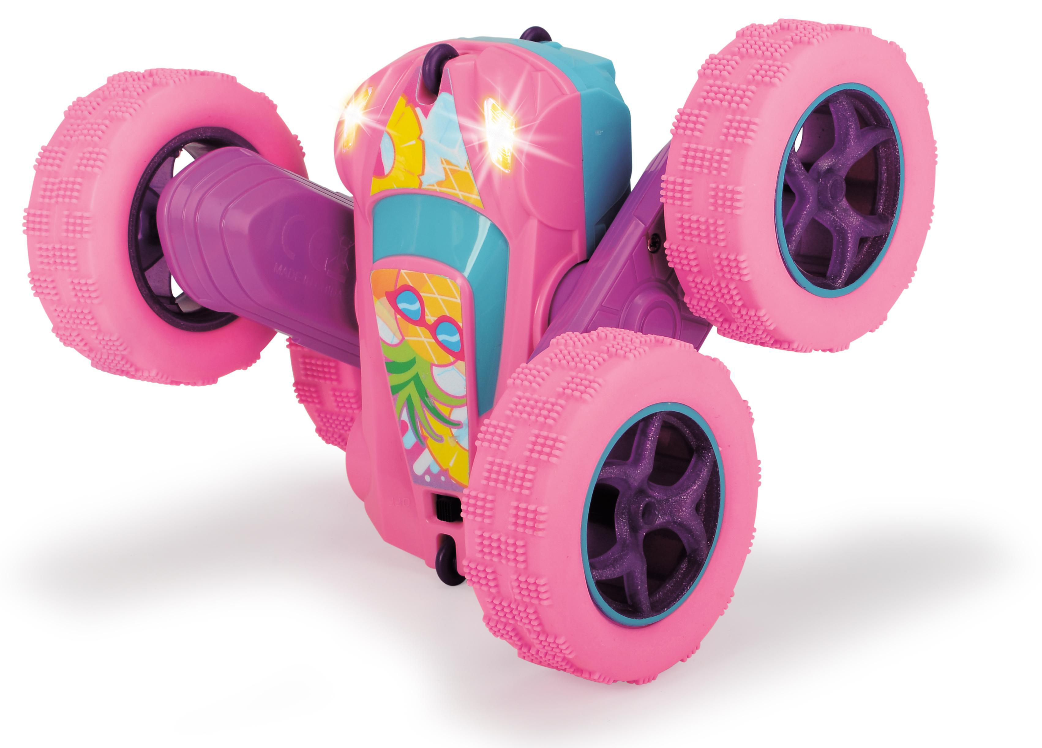 DICKIE-TOYS RC Auto Pink Flippy RC Auto Rosa