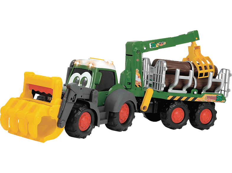 DICKIE-TOYS ABC Fendti Forester, mit Anhänger Spielzeugauto Grün Traktor