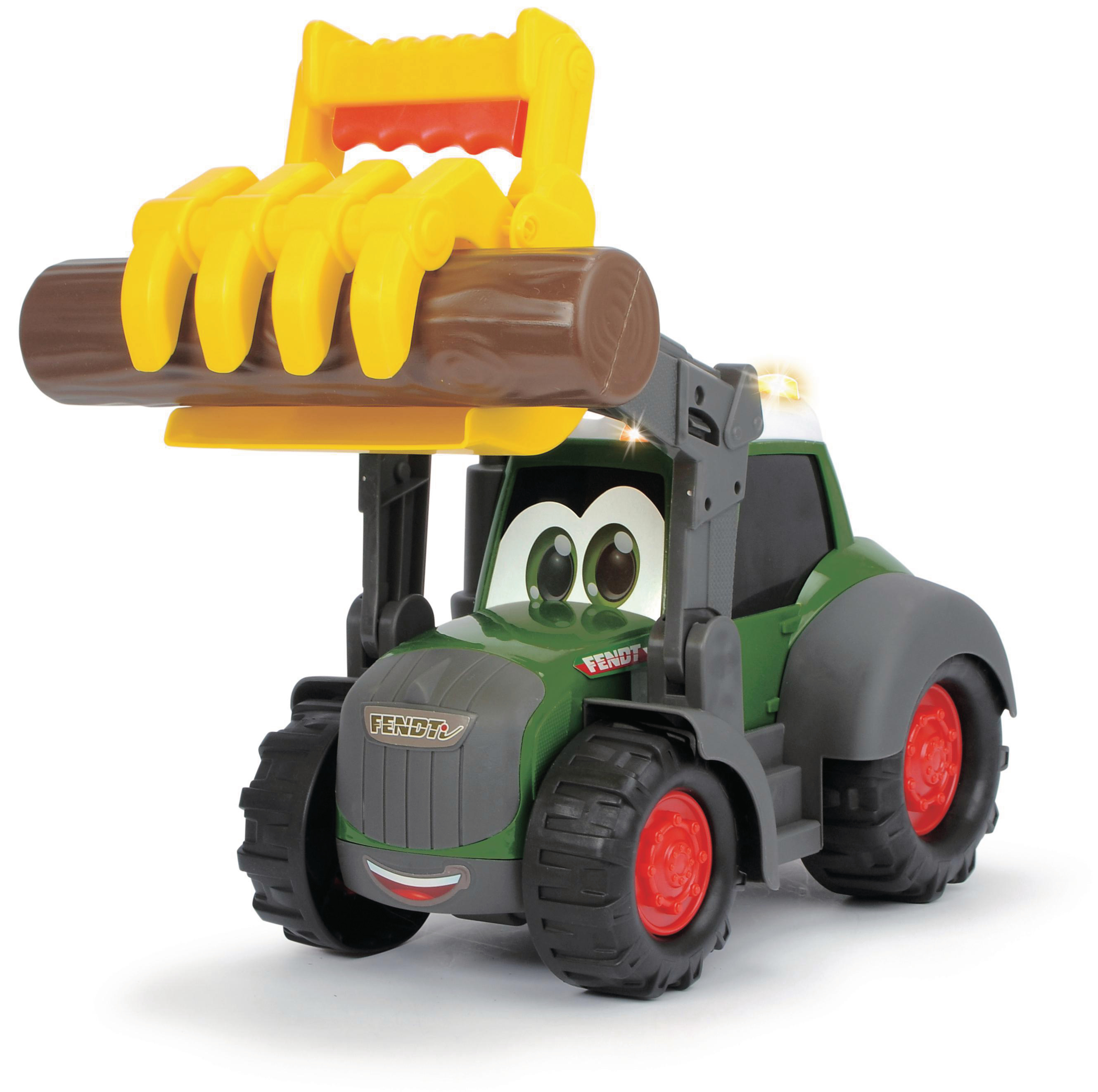 DICKIE-TOYS ABC Fendti Forester, Traktor mit Anhänger Spielzeugauto Grün