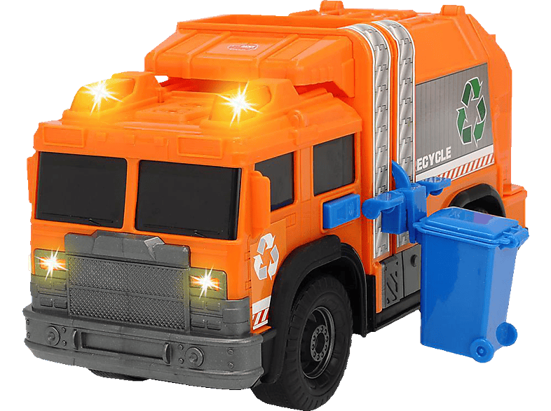 Mehrfarbig DICKIE-TOYS Recycle Spielzeugauto Truck, Müllauto