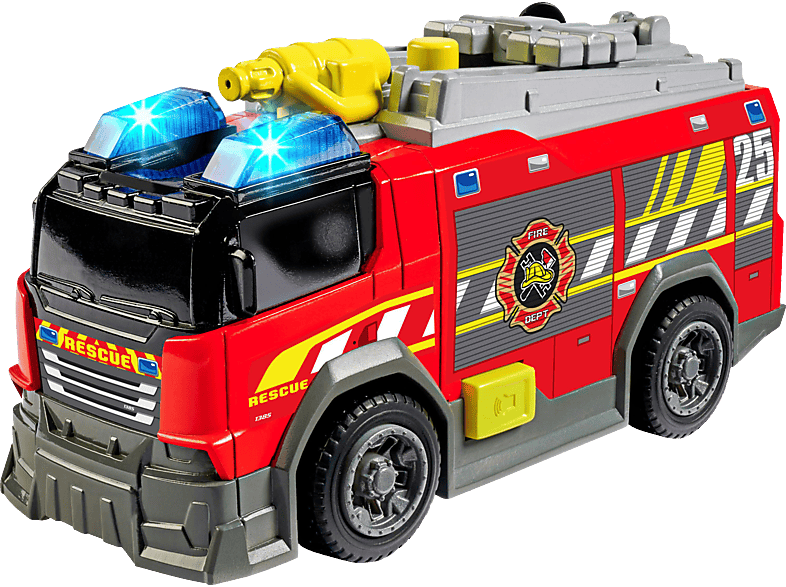 DICKIE-TOYS Feuerwehrauto, Licht & Sound Spielzeugauto Rot