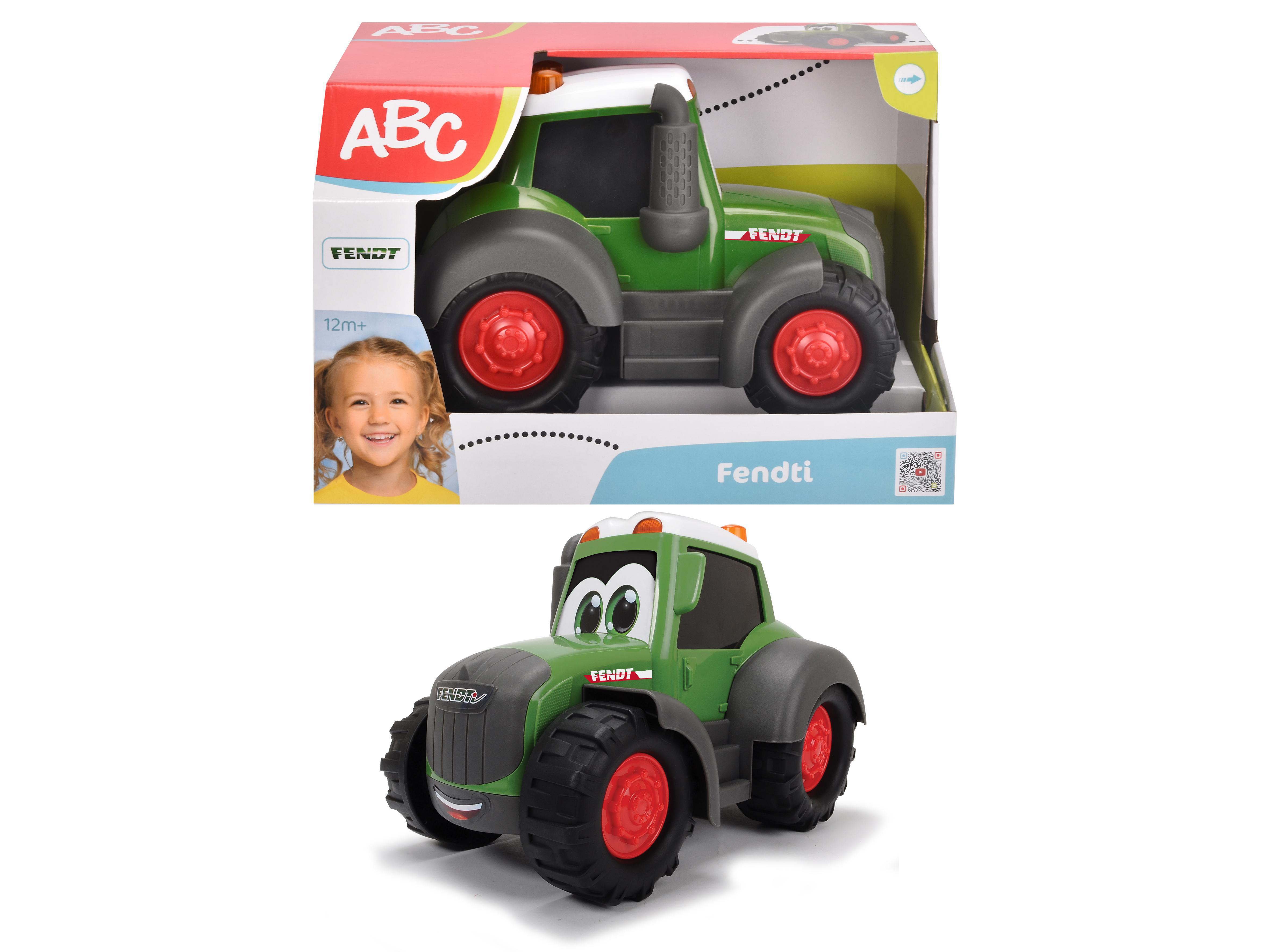 DICKIE-TOYS ABC Fendti Traktor Spielzeugauto Grün