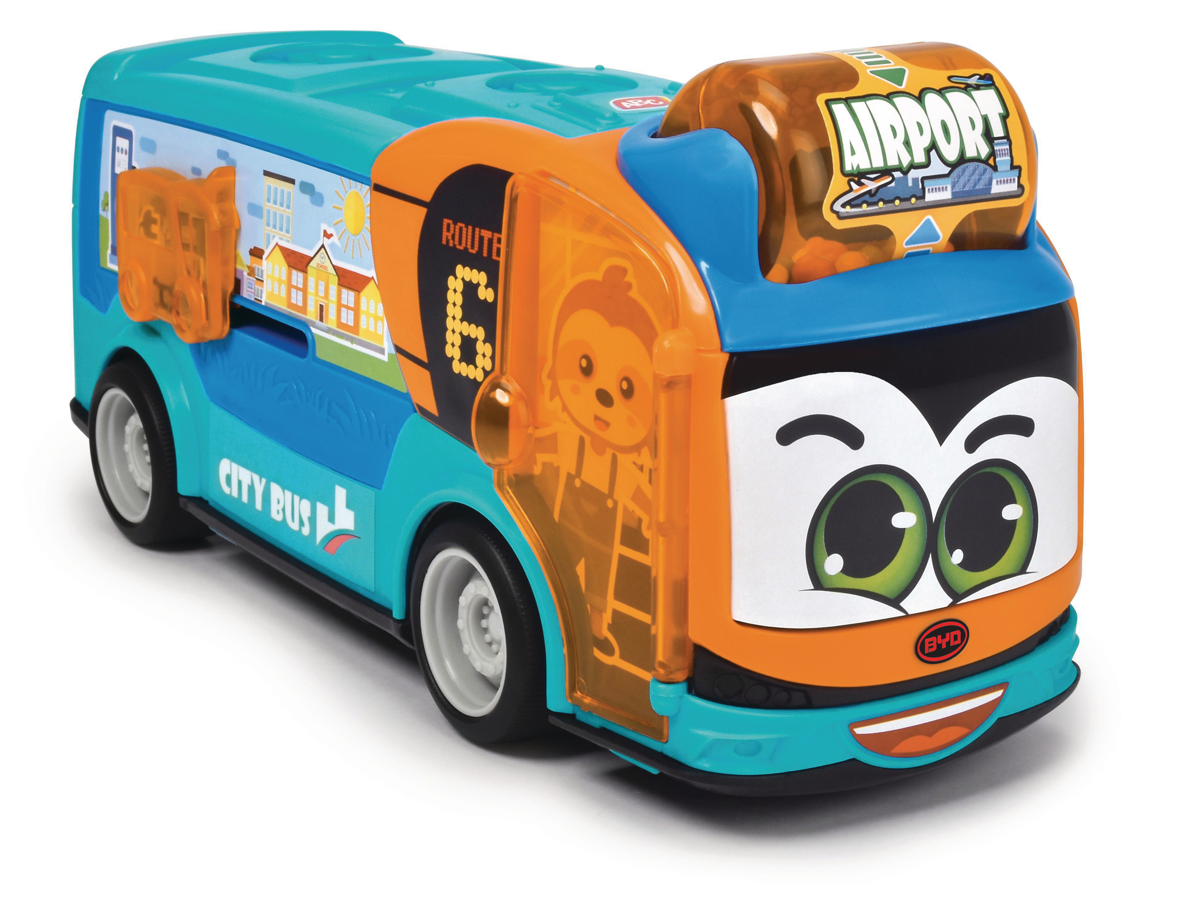 Mehrfarbig BYD ABC DICKIE-TOYS City Spielzeugauto Bus