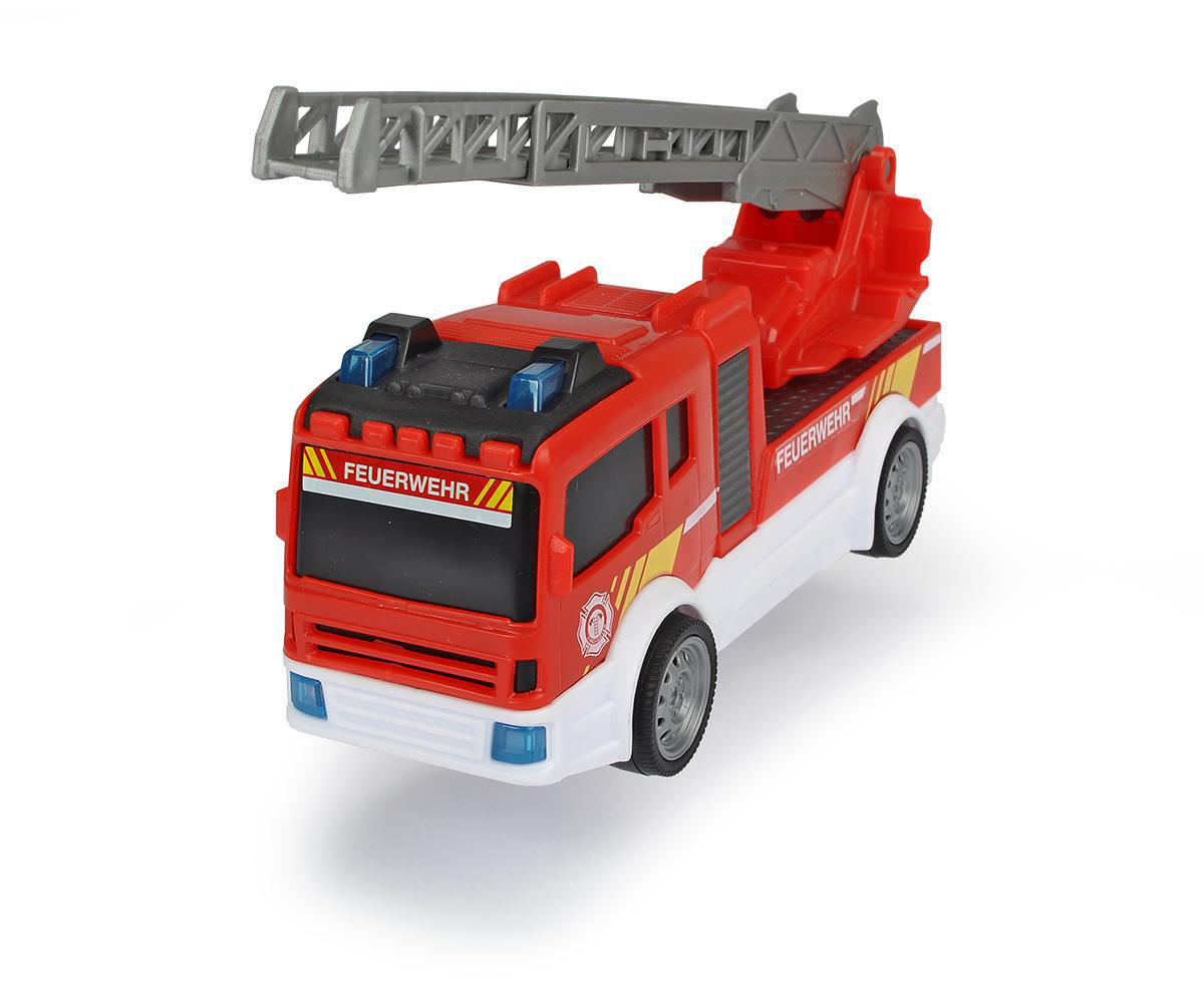 DICKIE-TOYS SOS Mehrfarbig aus Feuerwehrauto Set, bestehend Spielset Spielzeugauto Rettungswagen, 3er & Team Polizei