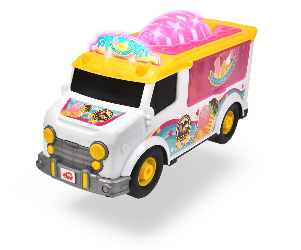DICKIE-TOYS Ice Van, Mehrfarbig Spielzeugauto Cream Eiswagen