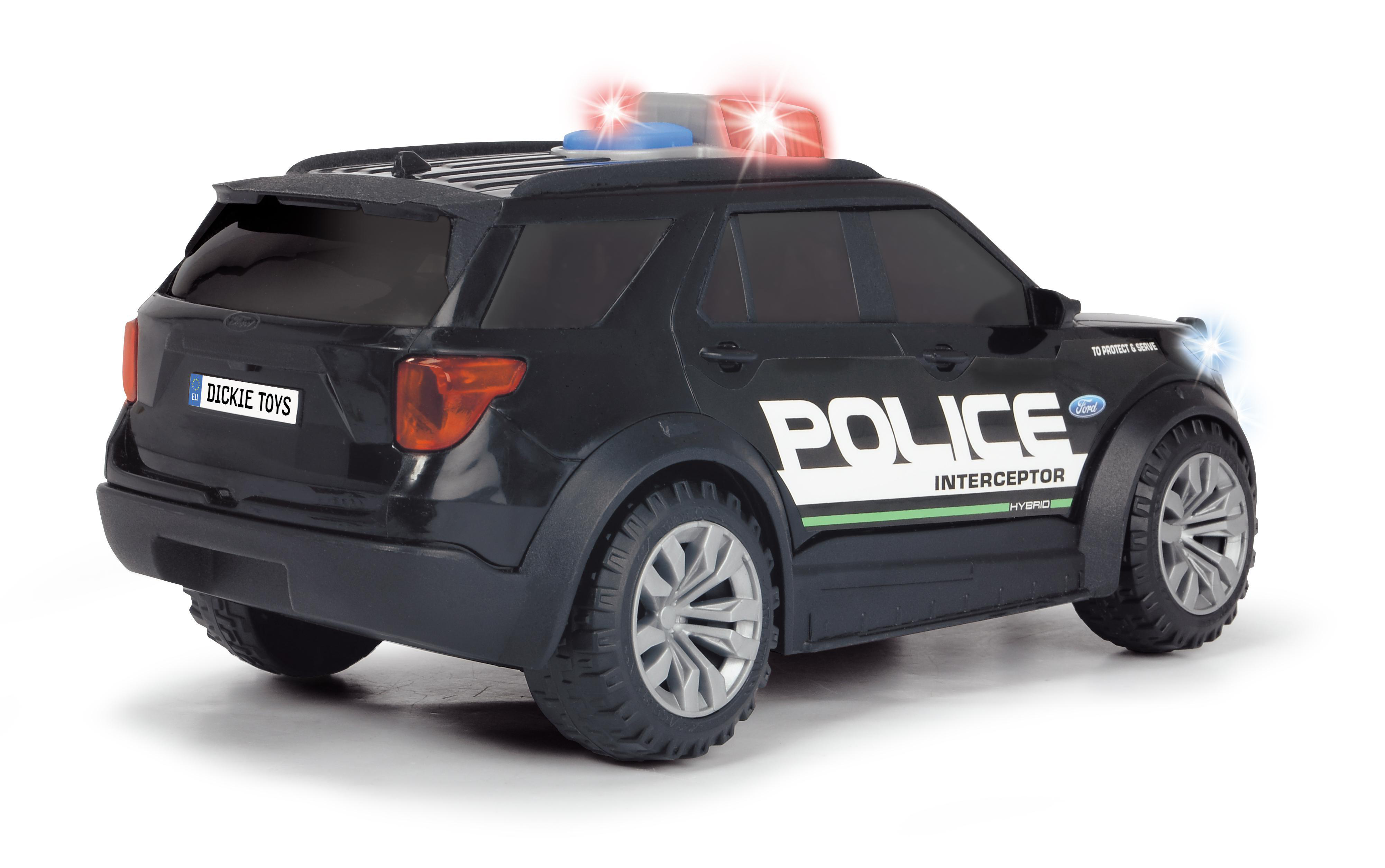 DICKIE-TOYS Ford Polizeiauto Police Interceptor, Mehrfarbig Spielzeugauto