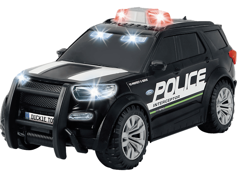 DICKIE-TOYS Ford Police Interceptor, Polizeiauto Spielzeugauto Mehrfarbig
