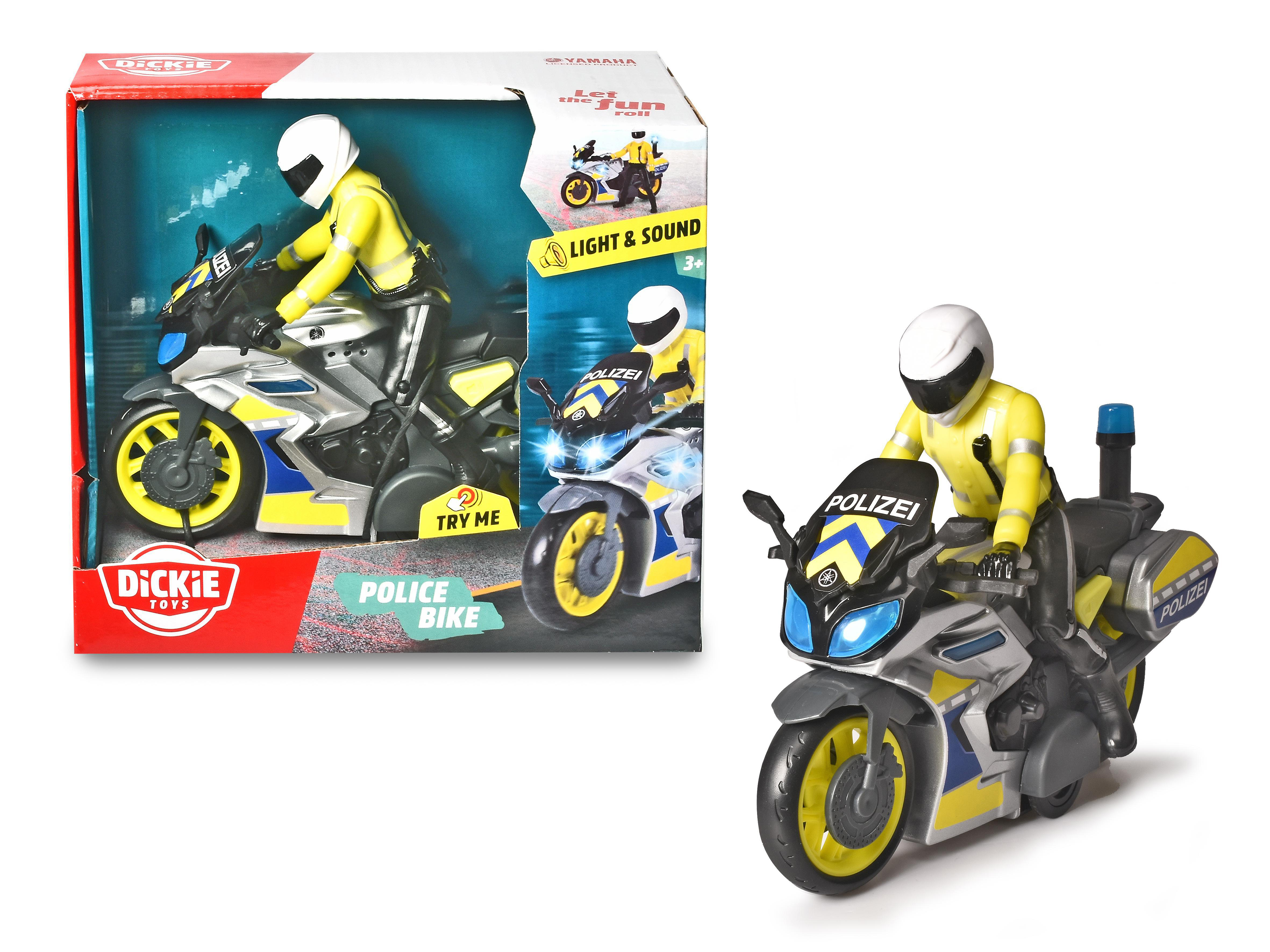 Motorrad, Spielzeugauto DICKIE-TOYS Yamaha Mehrfarbig Motorrad Polizei