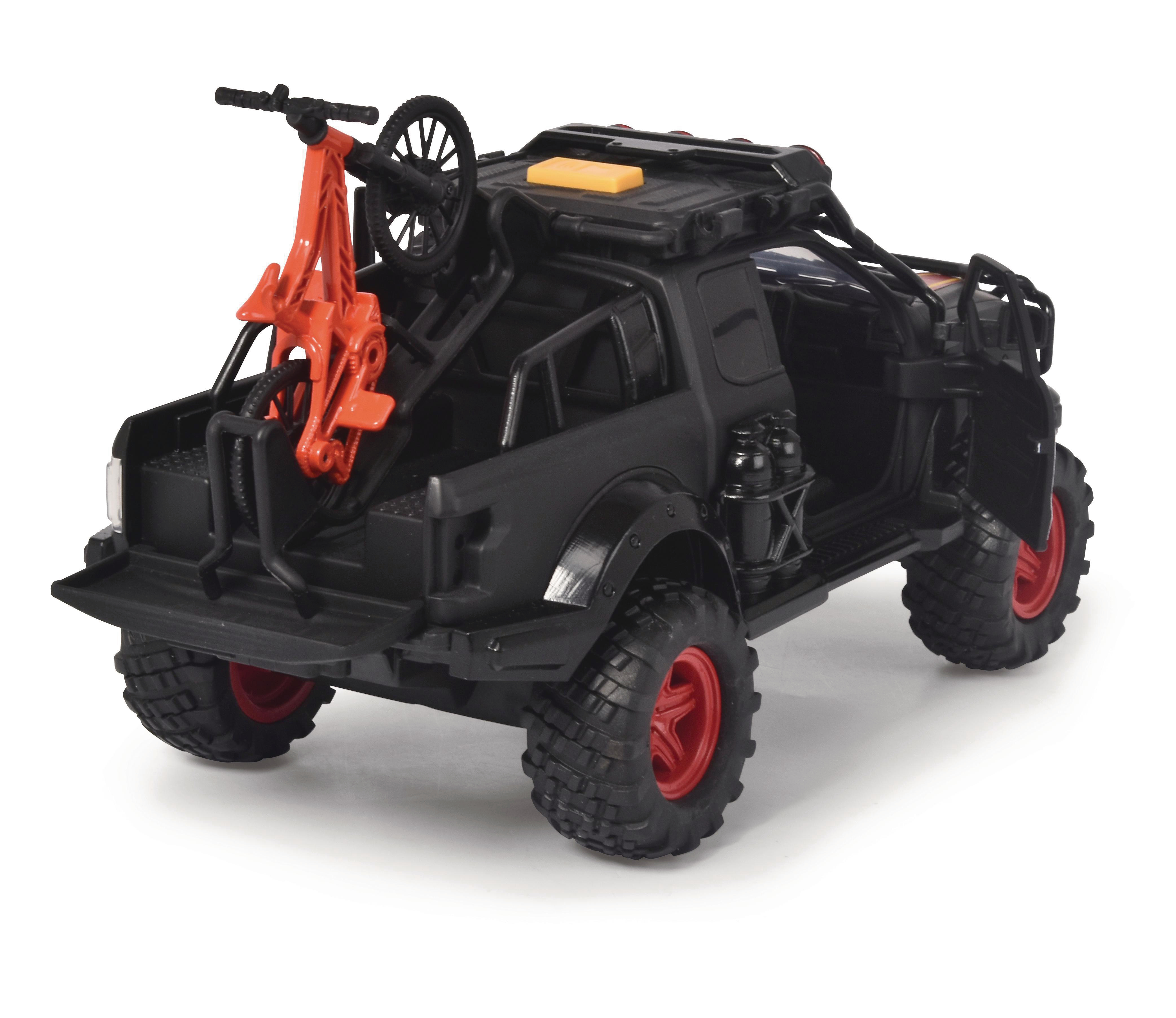 DICKIE-TOYS Downhill Racing, Ford Raptor, Tuning Teile, Licht & Sound Spielzeugauto Schwarz