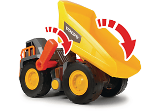 DICKIE-TOYS Volvo Kipplaster mit Gewichtserkennung Spielzeugauto Gelb