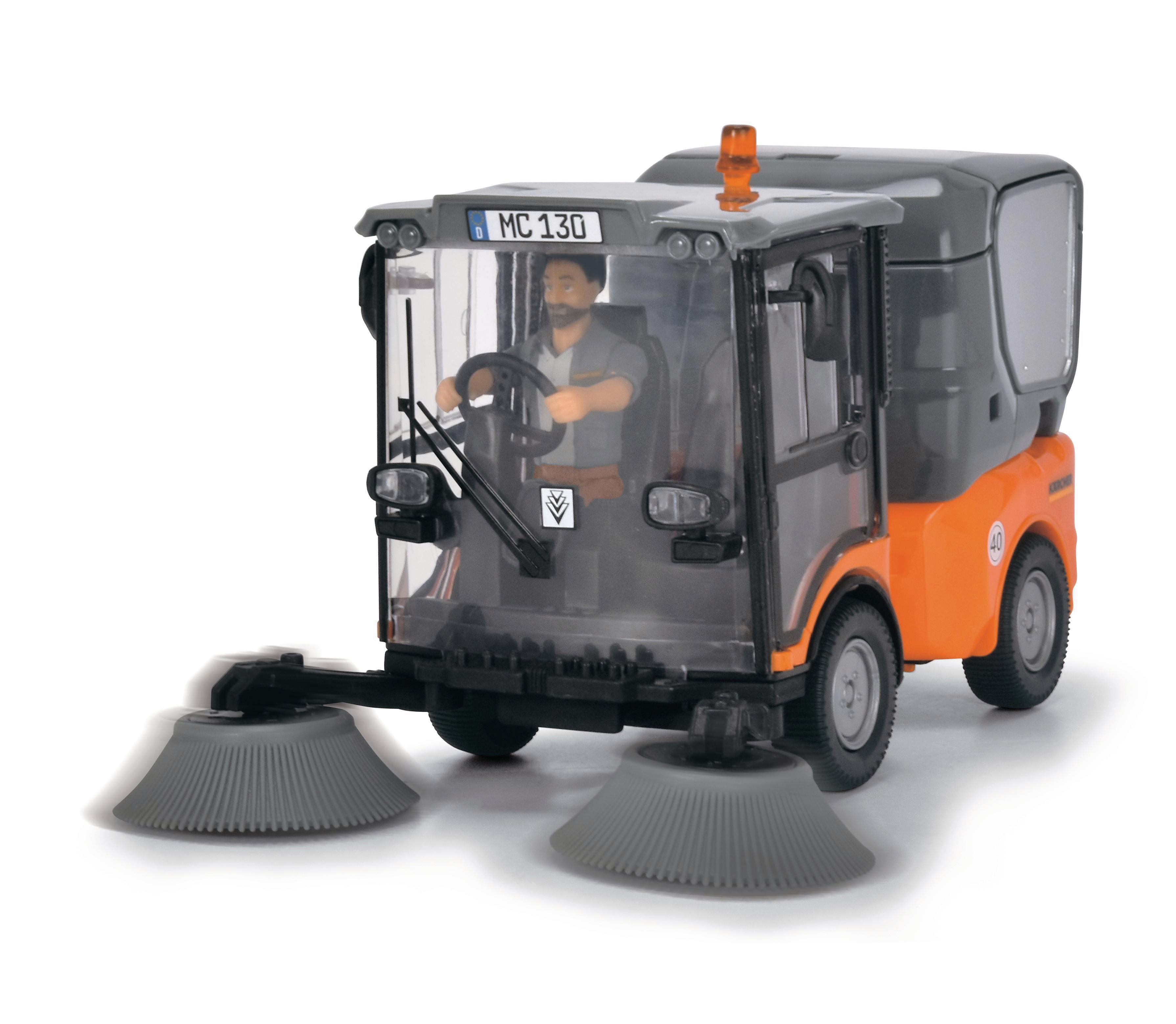 DICKIE-TOYS Kärcher Kehrmaschine Orange Spielzeugauto