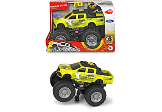 DICKIE-TOYS Mercedes Benz X, Wheelie Raiders, Monster-Truck Spielzeugauto Gelb