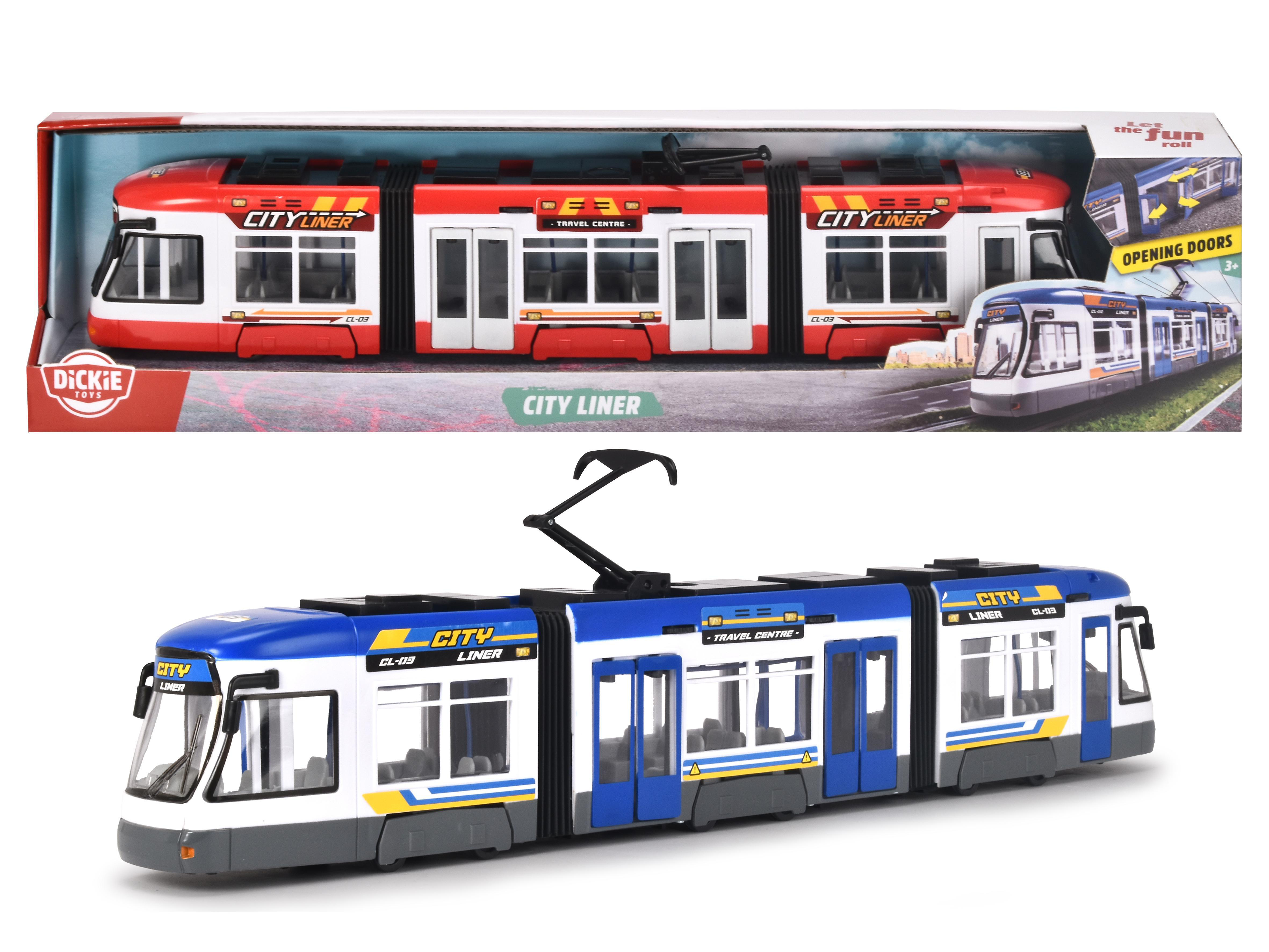 DICKIE-TOYS City Straßenbahn, 2-sortiert Spielzeugauto Mehrfarbig
