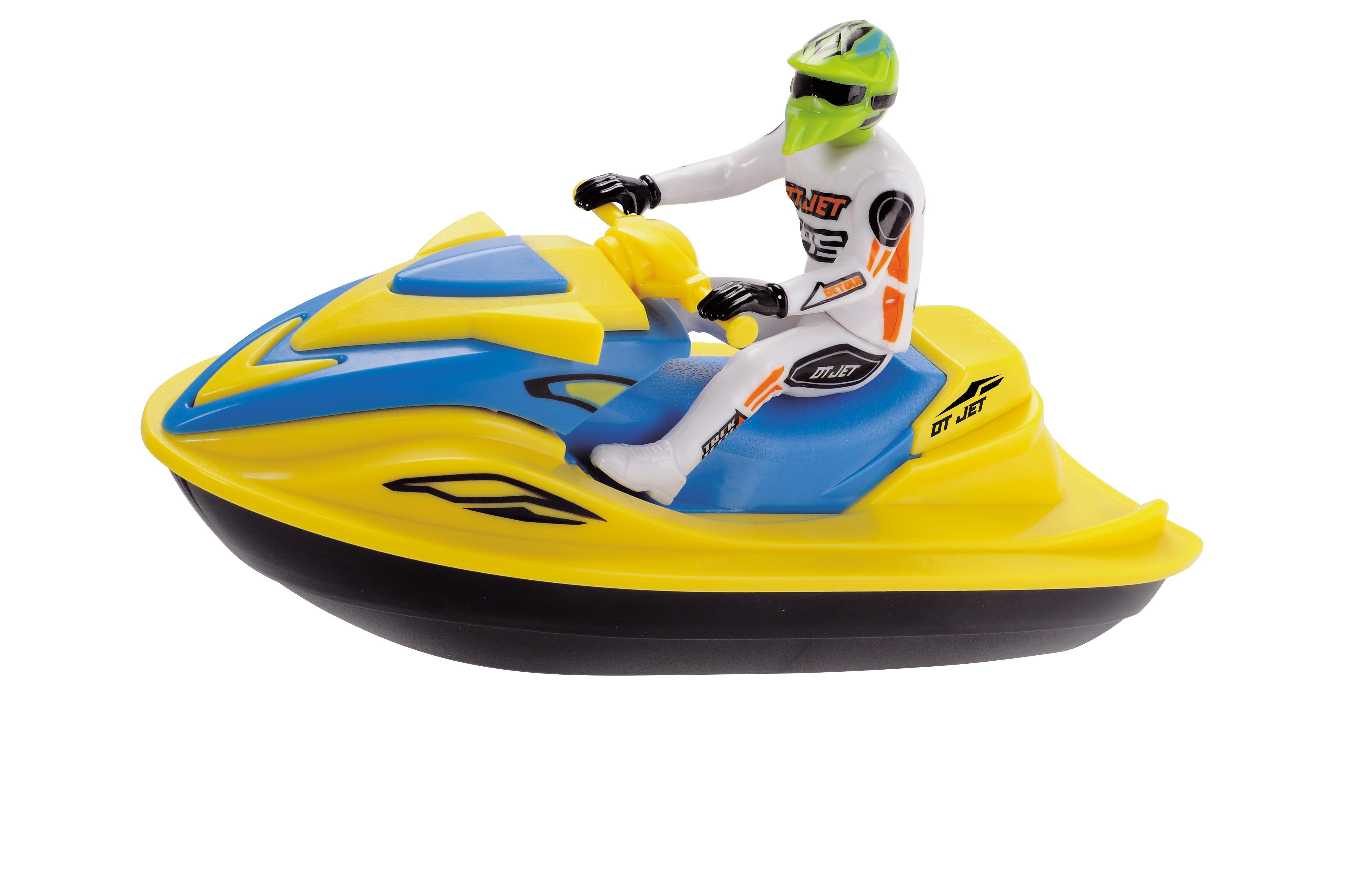 Ski Mehrfarbig Jet Spielzeugauto mit 2-sortiert Figur, DICKIE-TOYS