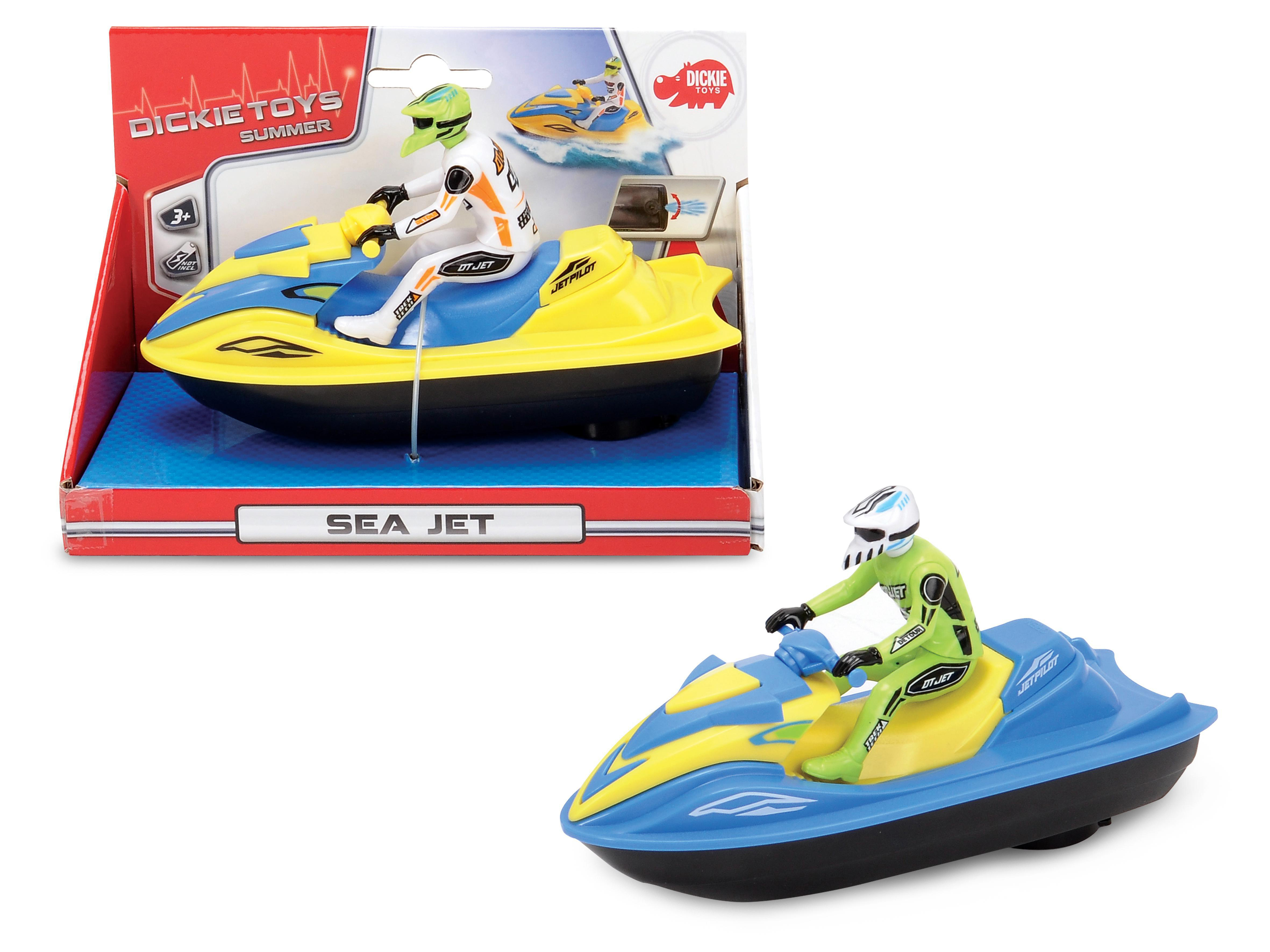 Ski Mehrfarbig Jet Spielzeugauto mit 2-sortiert Figur, DICKIE-TOYS