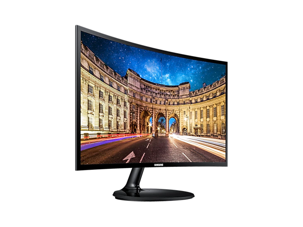 Monitor - Samsung C27F390, 27" FHD, Curvo, 4 ms, 60 Hz, 1800R, FreeSync, Flicker Free, HDMI, Negro