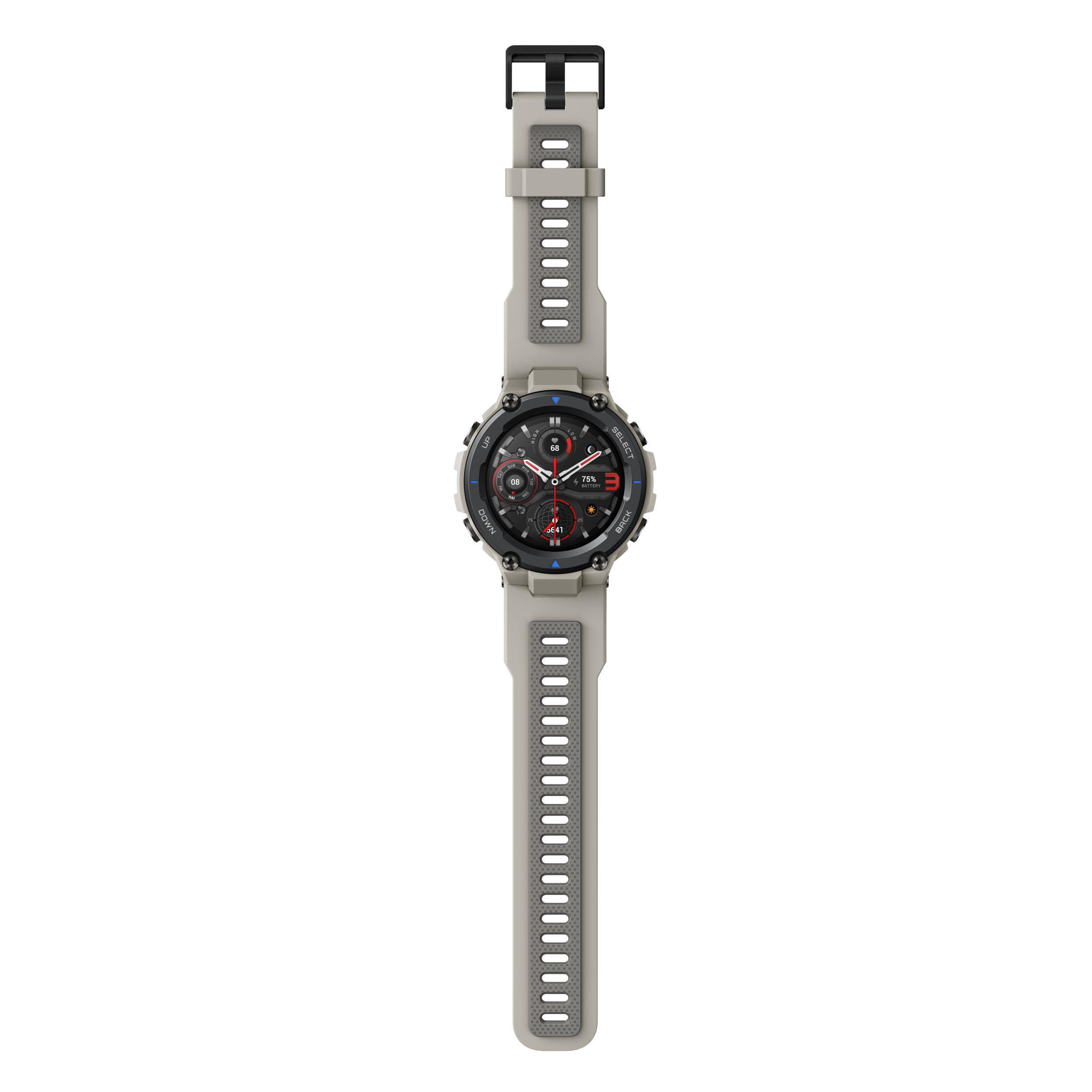 TRUST T-Rex Pro Smartwatch Polycarbonat Silikon, 75 mm + 100 mm, Grau