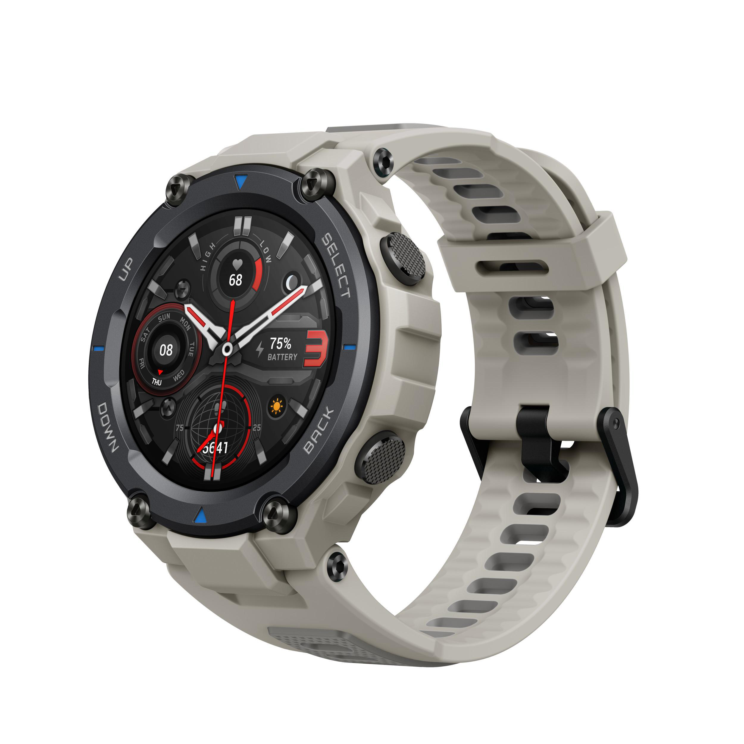 TRUST T-Rex Pro Smartwatch Polycarbonat Silikon, 75 mm + 100 mm, Grau